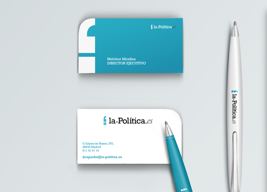 tarjetas y bolígrafos la-politica.es