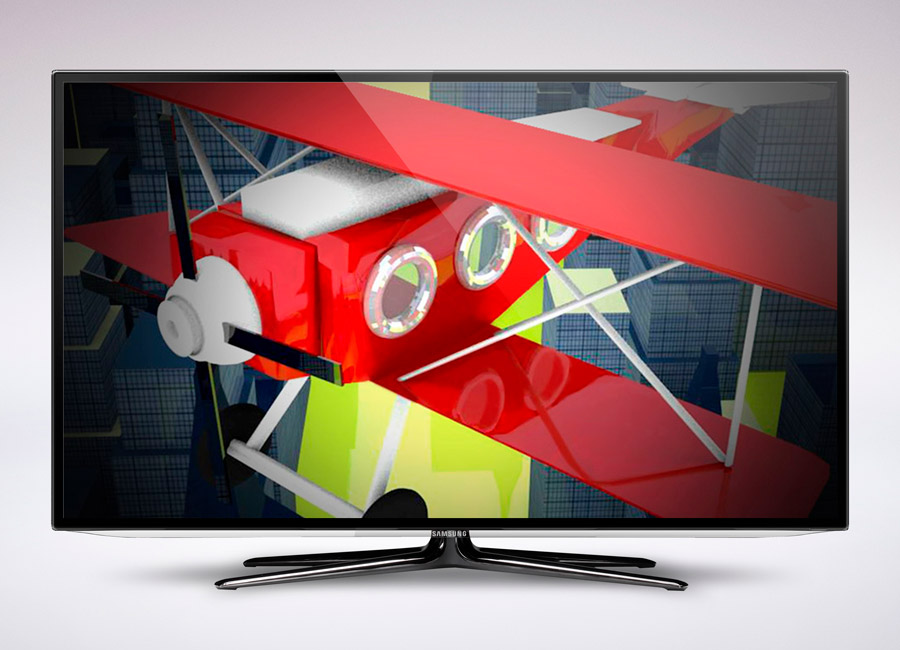 Modelado y animación 3D de un avión Barón Rojo
